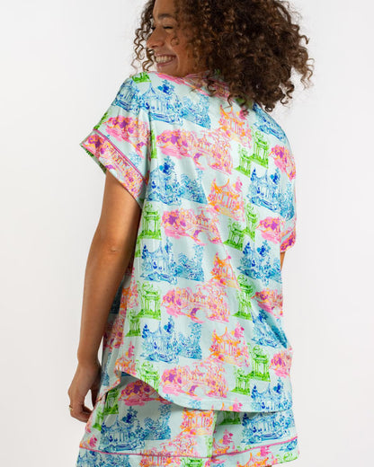 Maya Button Up Sleep Shirt