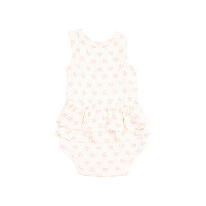 Angel Dear Vintage Mini Bows Ruffle Tank Bubble