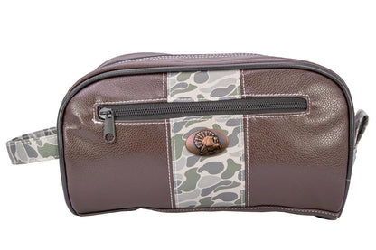 Green & Grey Turkey Camo Dopp Bag