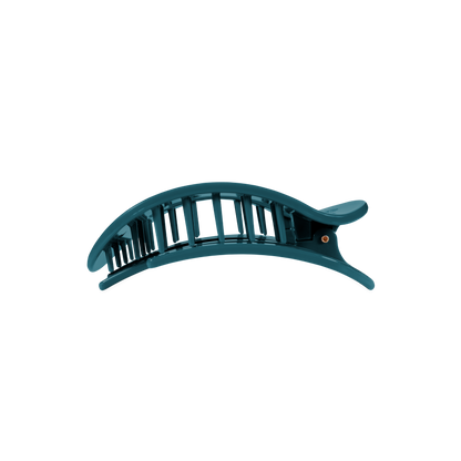 Round Flat TELETIE Clip | Medium | Teal With It