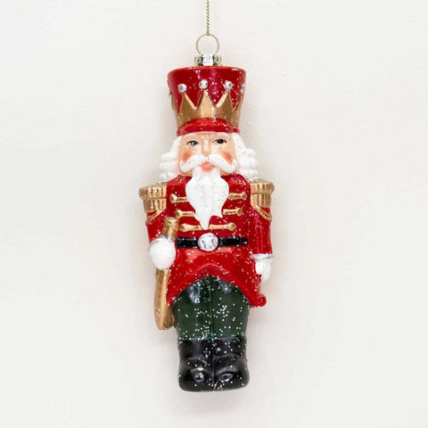 Red & Black Royal Nutcracker Ornament