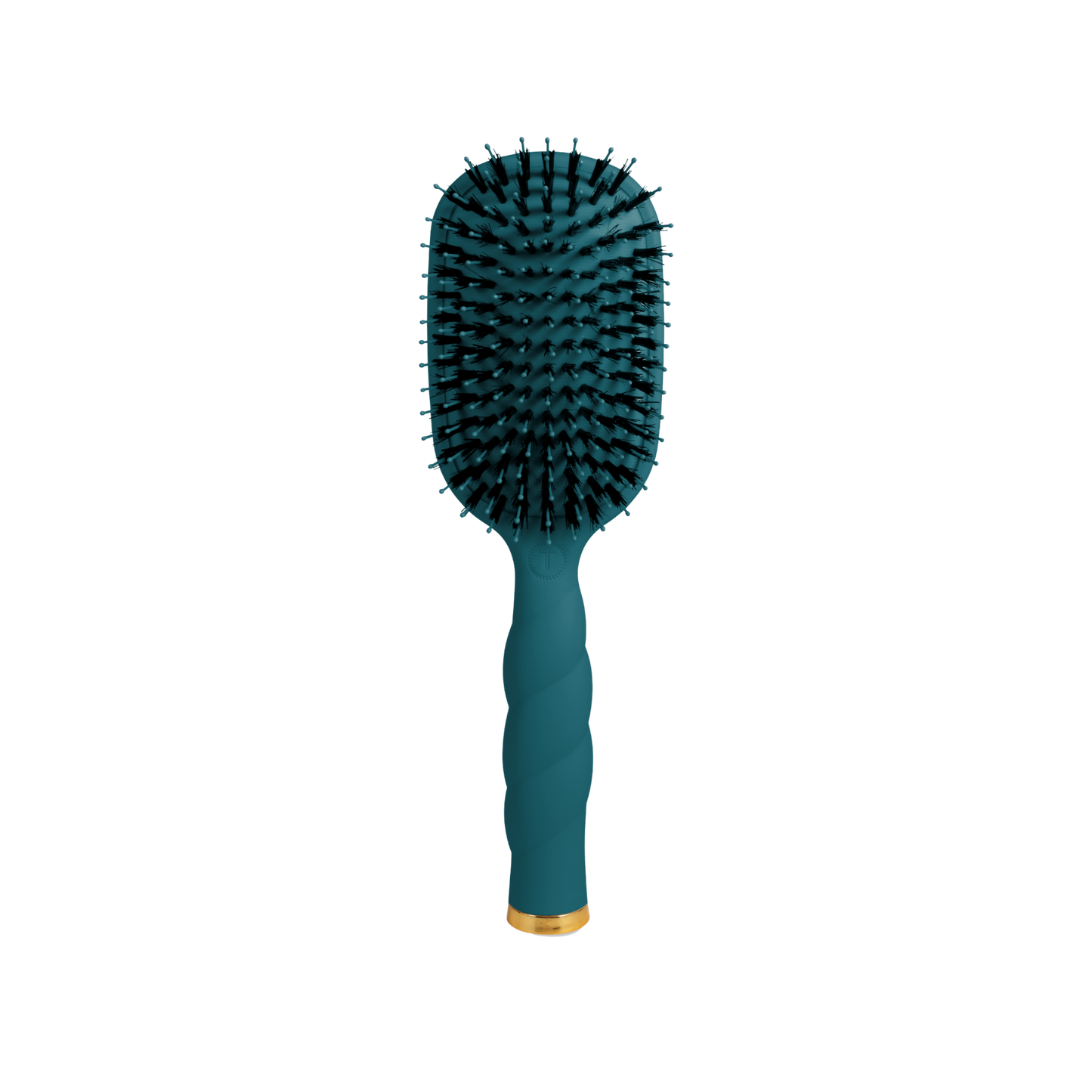 TELETIE Boar Bristle Hair Brush | Teal With It