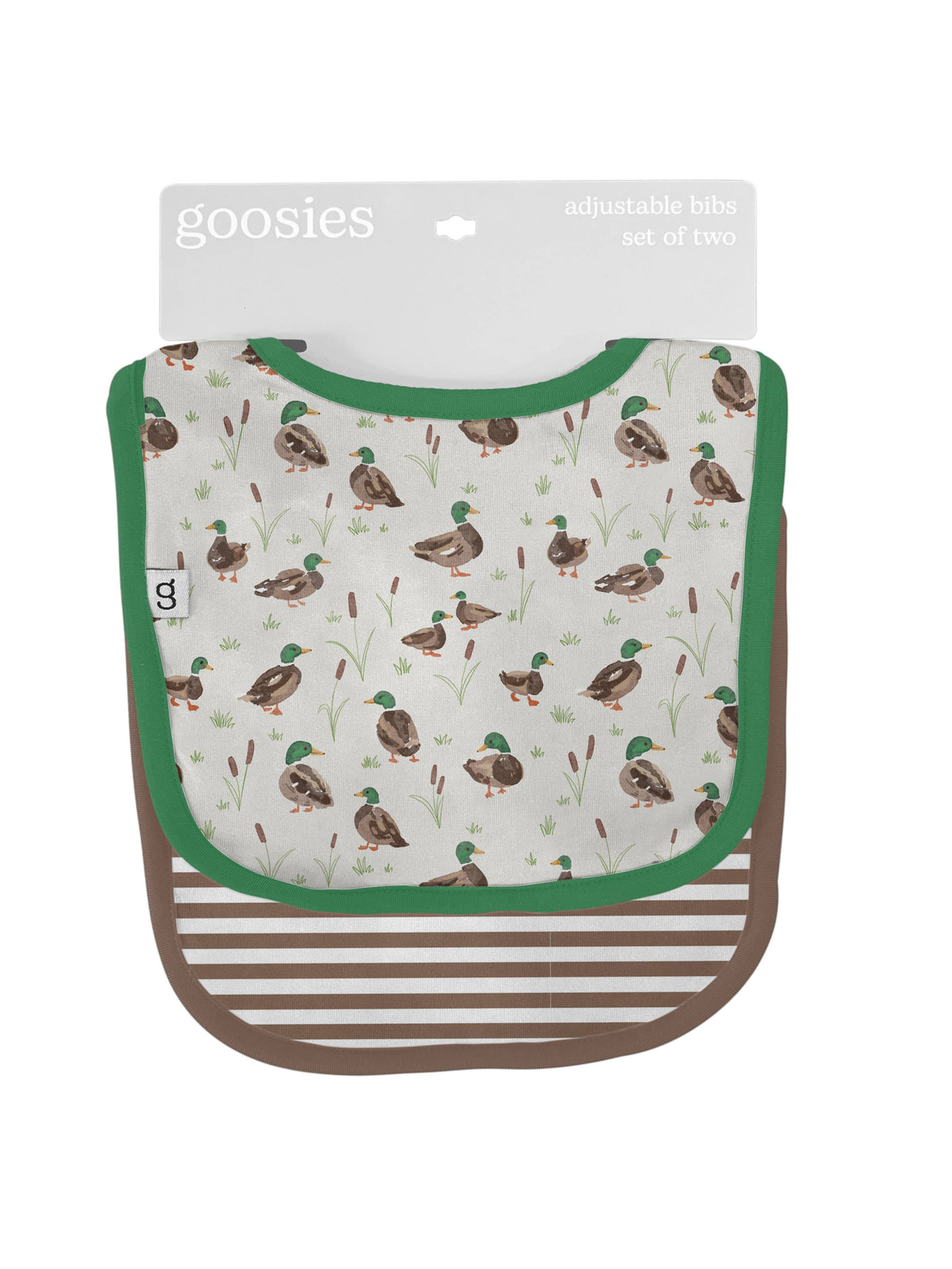 Mallard Drake Ducks Bib Set
