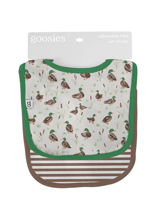 Mallard Drake Ducks Bib Set