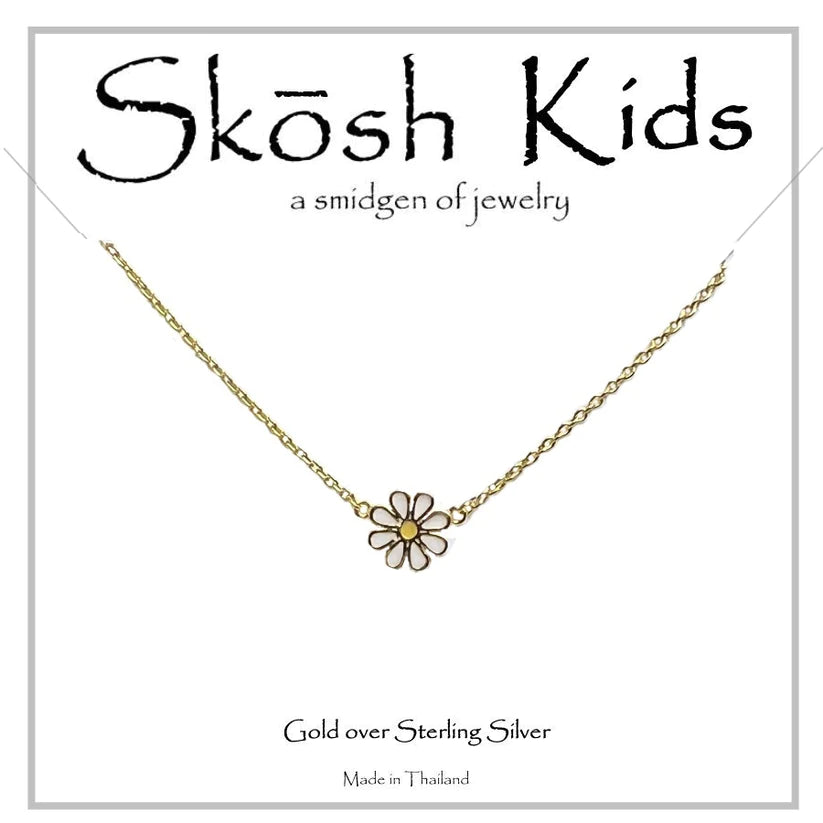 Skosh Kids Gold Daisy Necklace