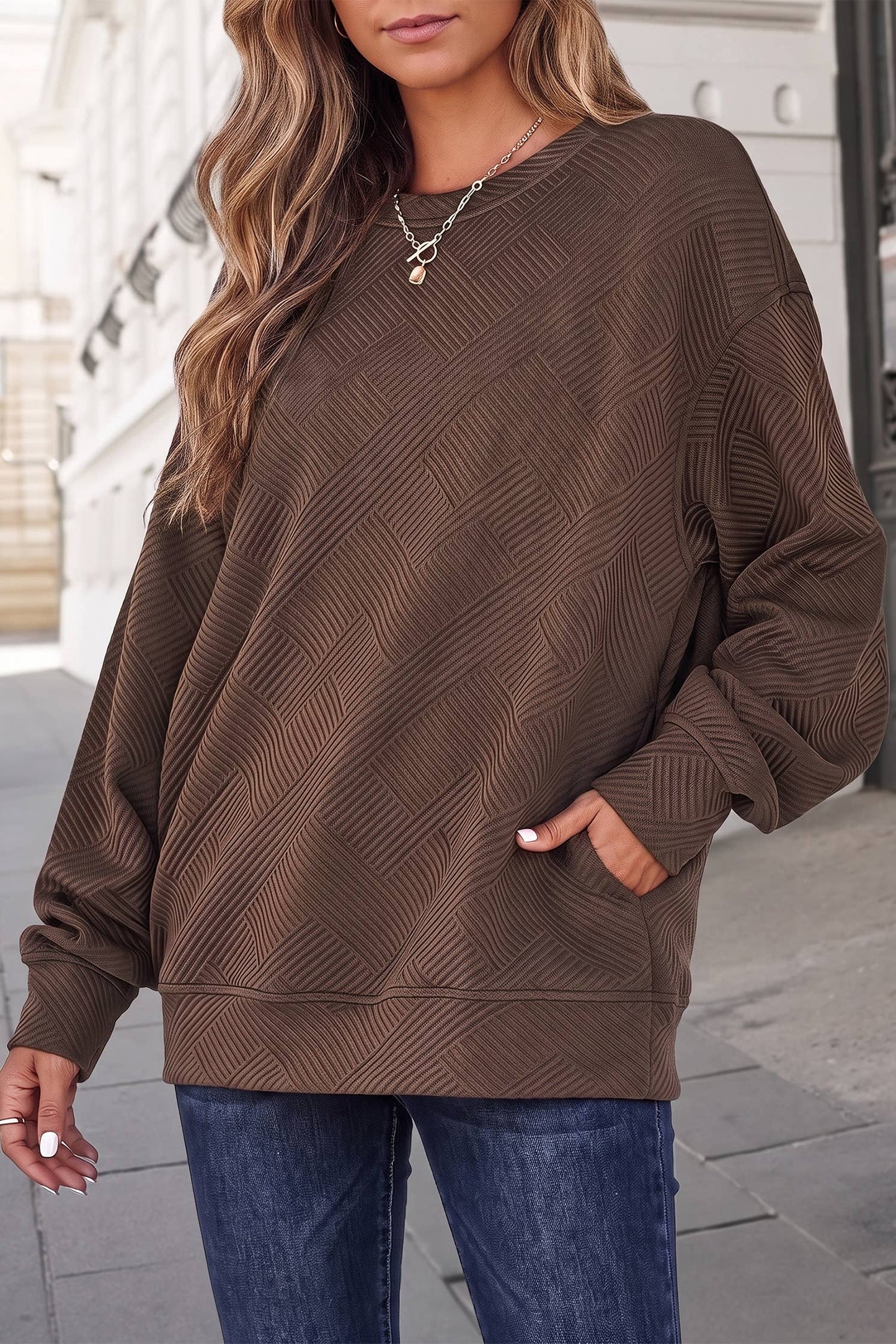 The Essential Textured Pullover