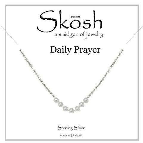 Skosh Daily Prayer Pearl Necklace