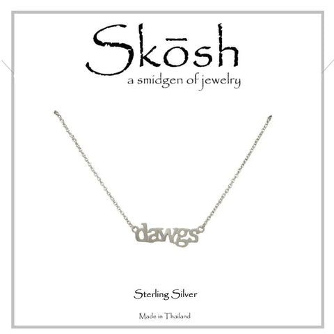Skosh Silver Dawgs Necklace