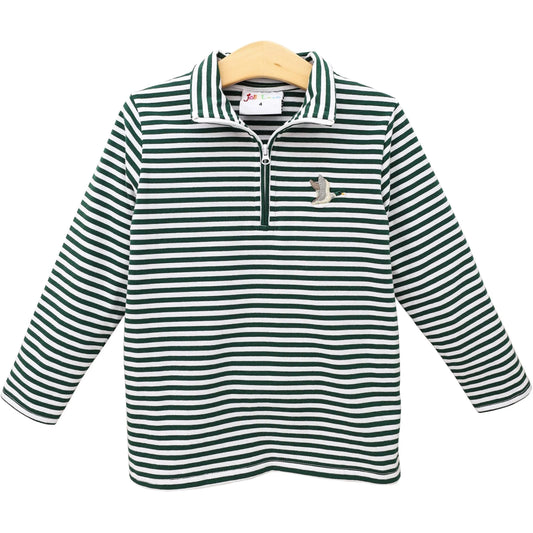 Green Stripe Hunting Buddies Pullover