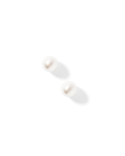 Payton Pearl White 5mm Screwback Stud Earrings