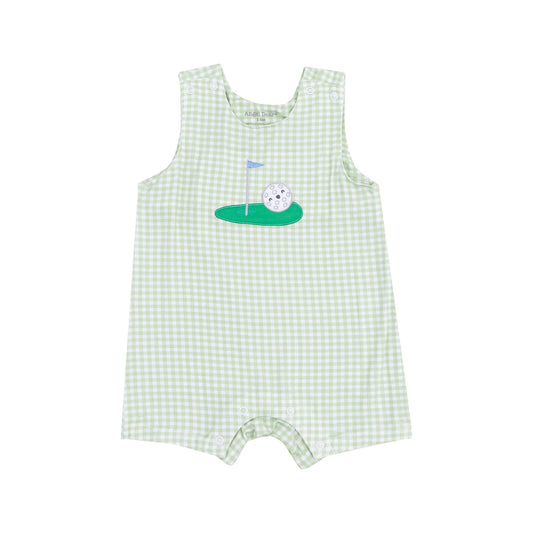 Angel Dear Golf Applique Sleeveless Shortie Romper