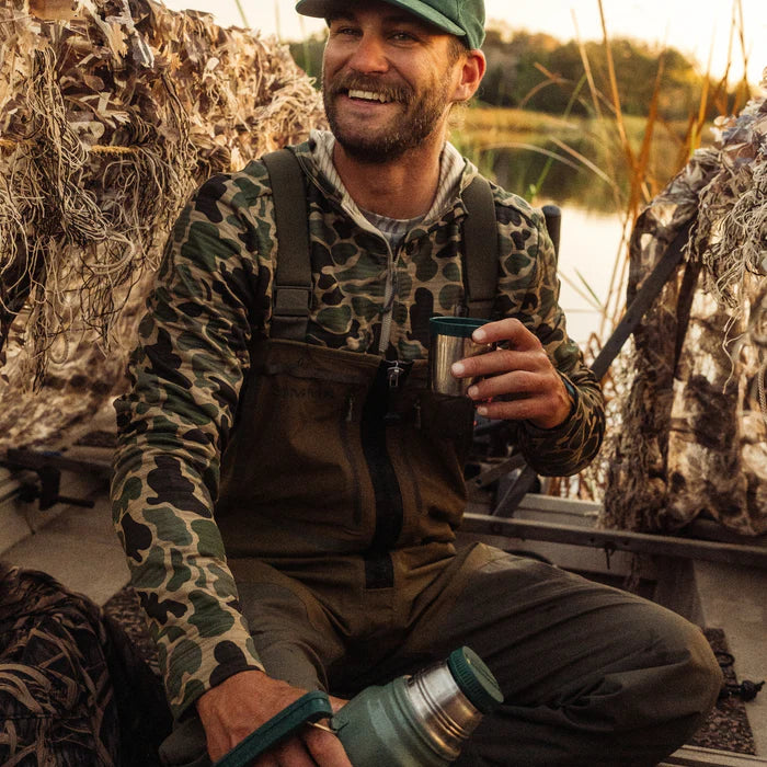 Green Mallard Camo Sullivan Hagood Tech Hoodie