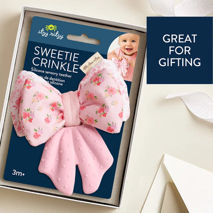 Sweetie Crinkle™ Sensory Teether - Bow