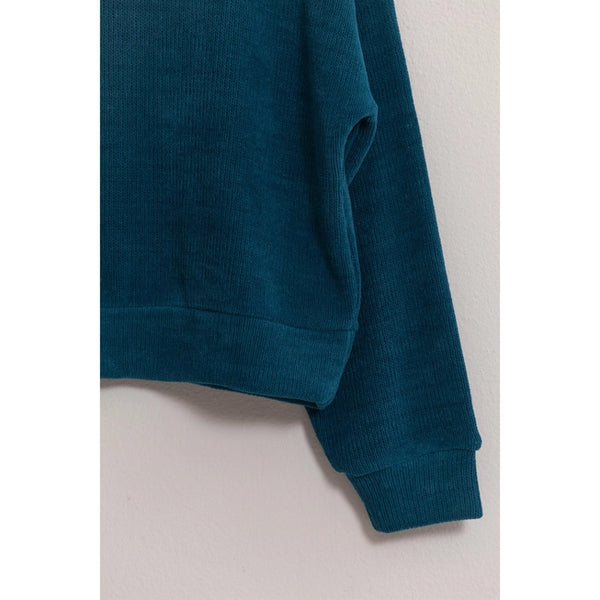 Dark Teal Lillie Soft Knit Sweater