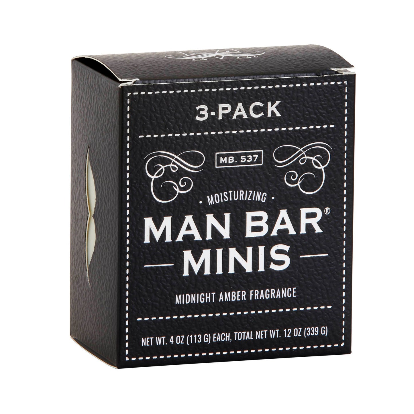 Man Bar Miniature 3pc Gift Set - Midnight Amber
