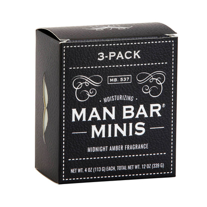Man Bar Miniature 3pc Gift Set - Midnight Amber