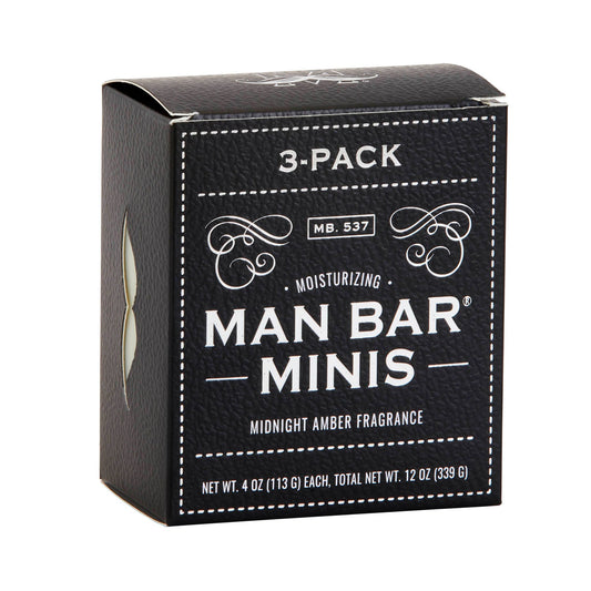 Man Bar Miniature 3pc Gift Set - Midnight Amber