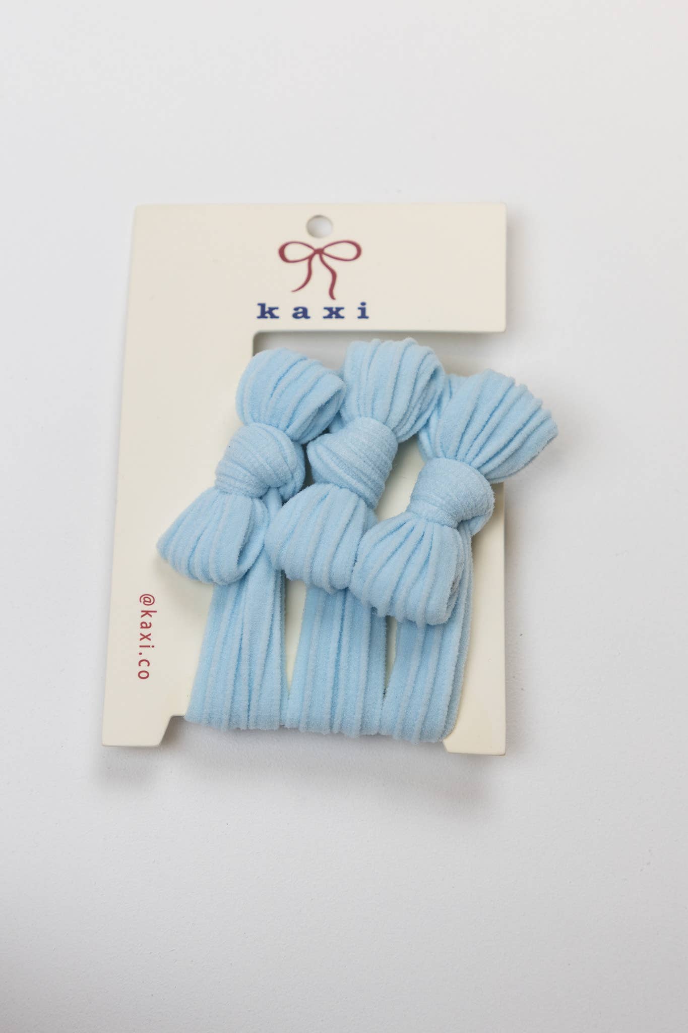 Kaxi Nylon Bow Slick Back Hair Ties