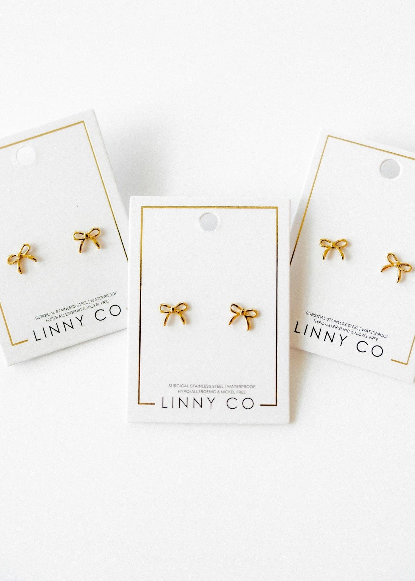 Sadie Gold Screwback Stud Earrings