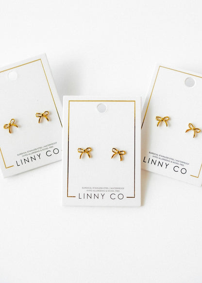 Sadie Gold Screwback Stud Earrings