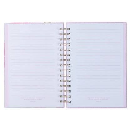 Pink My Grace 2 Cor. 12:9 Spiral Journal