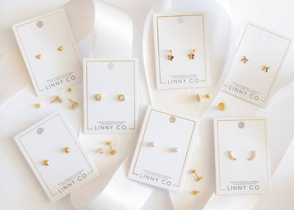 Madison Screwback Stud Earrings