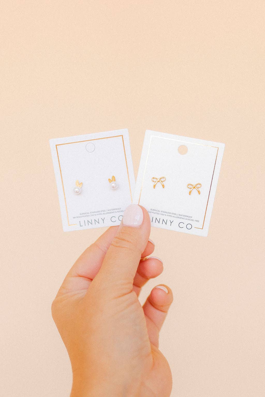 Sadie Gold Screwback Stud Earrings