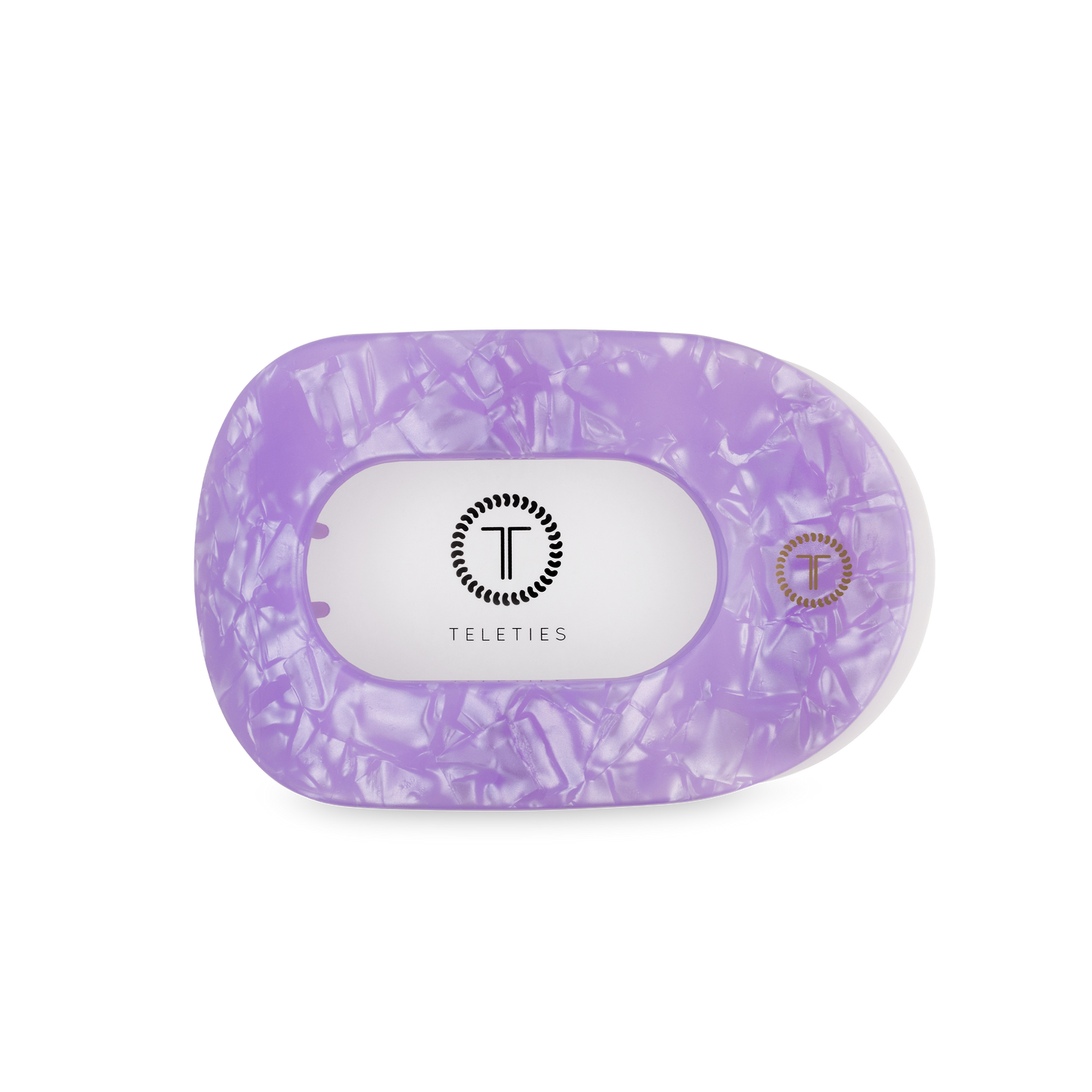 Flat Round Hair Clip | Medium | Lavender Mist