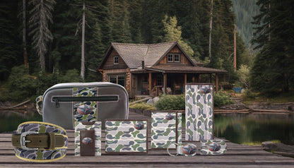 Brown & Tan Camo Mallard Money Clip