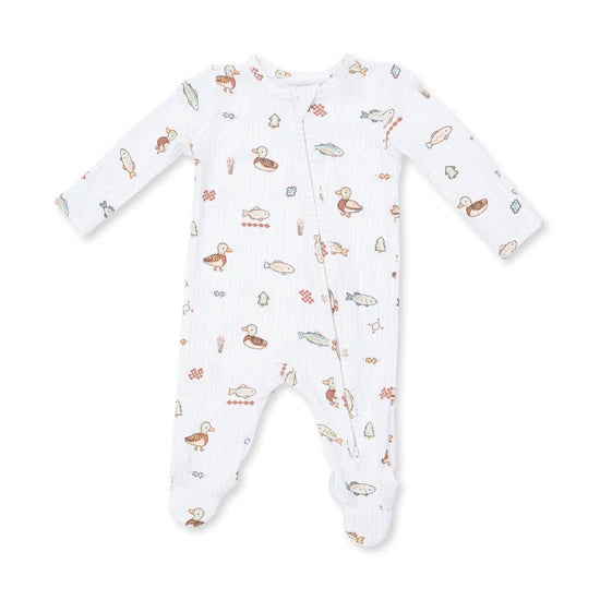 Angel Dear Lake Cuties 2-Way Zipper Footie