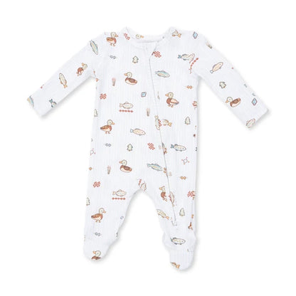 Angel Dear Lake Cuties 2-Way Zipper Footie