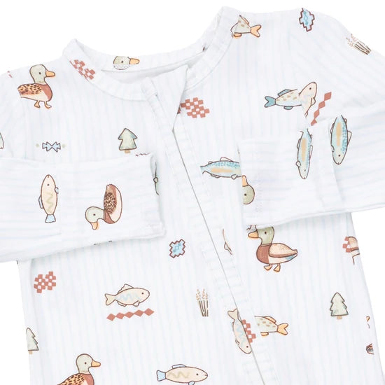 Angel Dear Lake Cuties 2-Way Zipper Footie