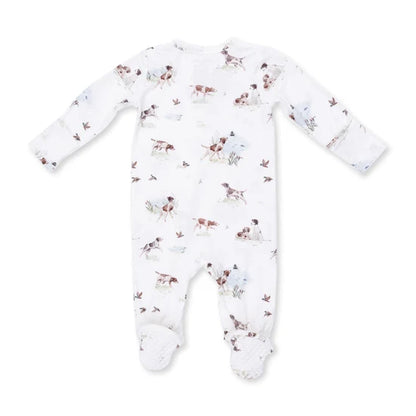 Angel Dear Pointer Pups & Duck Buddies 2-Way Zipper Footie