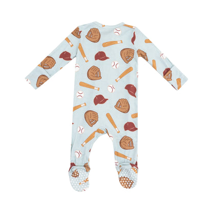 Angel Dear Baseball 2-Way Zipper Footie
