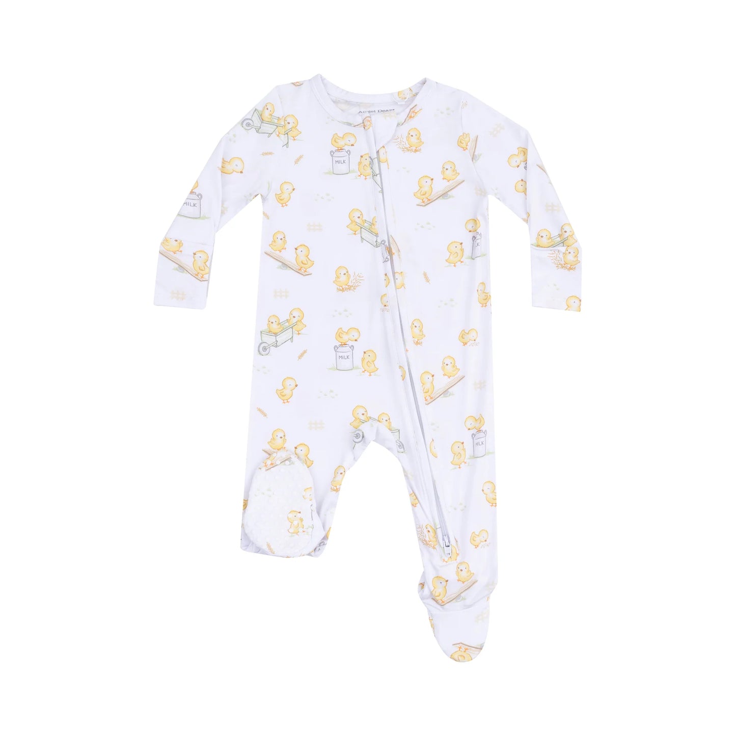 Angel Dear Baby Chicks 2-Way Zipper Footie