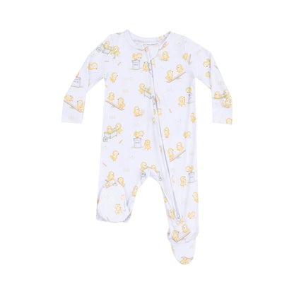 Angel Dear Baby Chicks 2-Way Zipper Footie