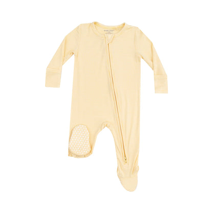 Angel Dear Stripe Baby Chicks 2-Way Zipper Footie
