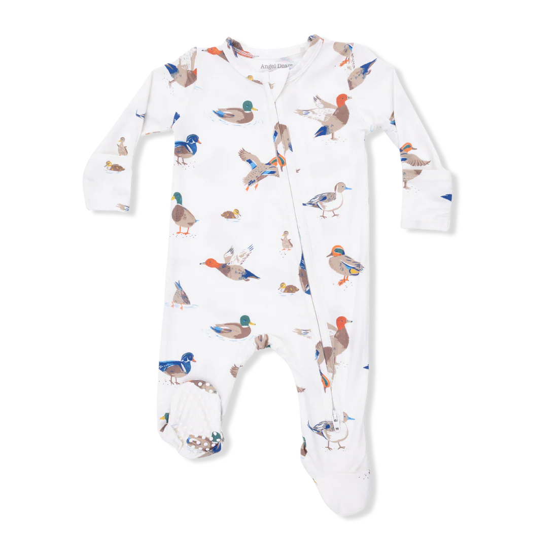 Angel Dear Ducks 2-Way Ruffle Zipper Footie