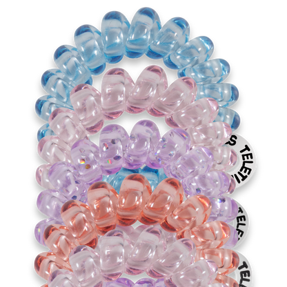 Spiral Hair Coils | Tiny | Sea Glass
