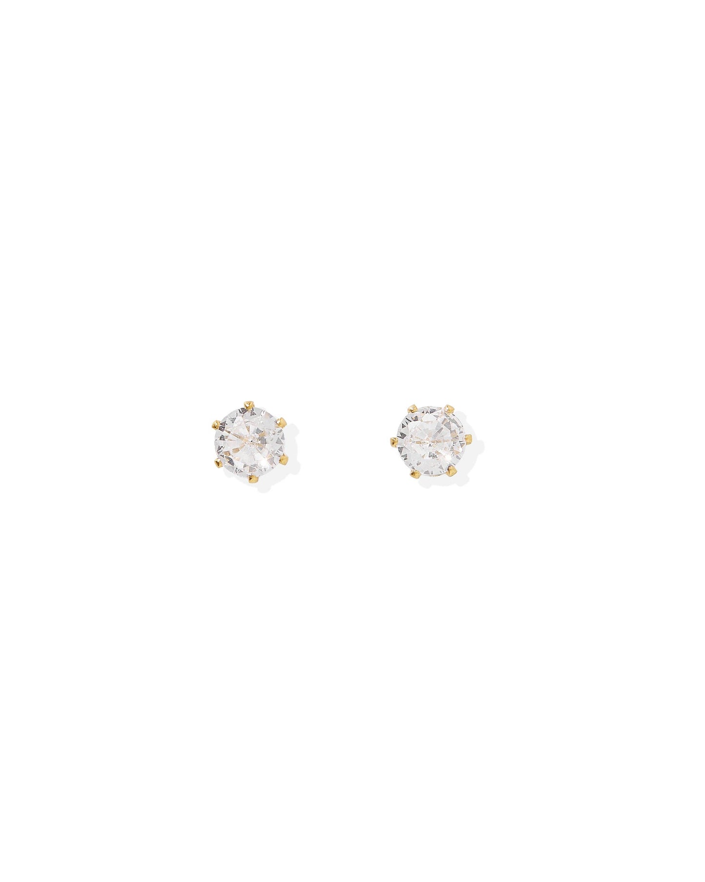 Helen Gold Screwback Stud Earrings
