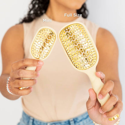 TELETIE Mini Vented Brush | Tan