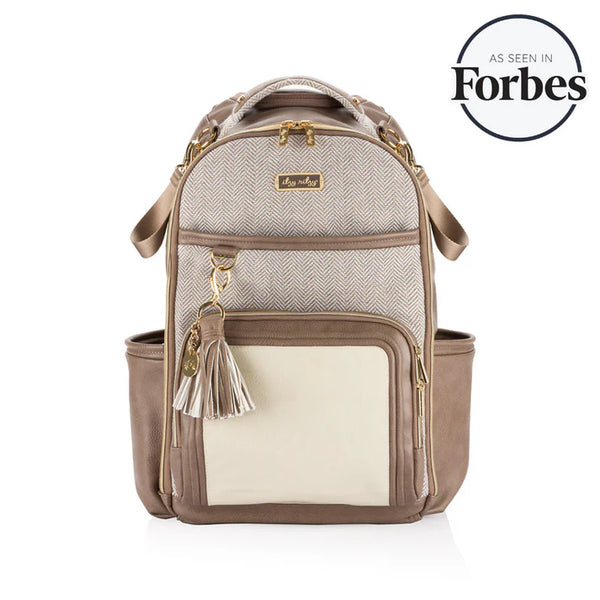 Boss Plus™ Large Diaper Bag Backpack - Vanilla Latte