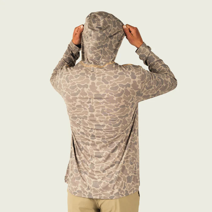 Khaki Mallard Camo Buxton Tech Hoodie