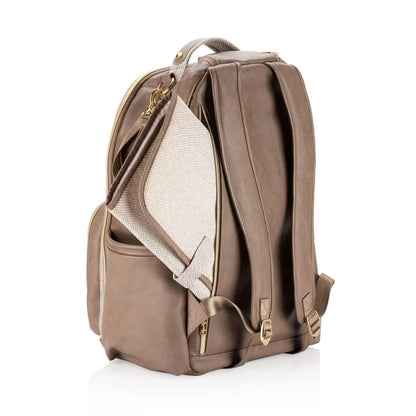 Boss Plus™ Large Diaper Bag Backpack - Vanilla Latte