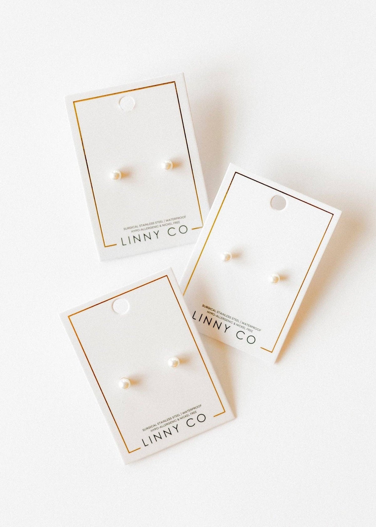 Payton Pearl White 5mm Screwback Stud Earrings