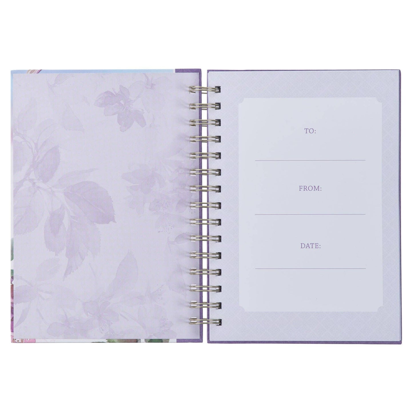 Purple Strength and Dignity Prov. 31:25 Spiral Journal