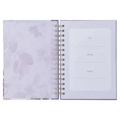 Purple Strength and Dignity Prov. 31:25 Spiral Journal