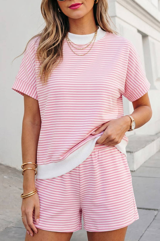Seaside Stripe Short Set