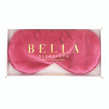 Hot Pink Velvet Eye Mask