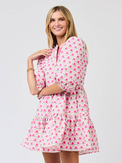 Flora Fanfare Pink Riley Mini Dress